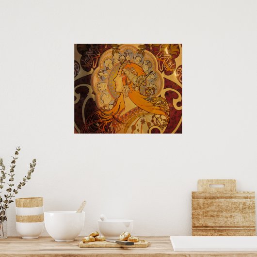 Art Nouveau Poster ポスター (キッチン)