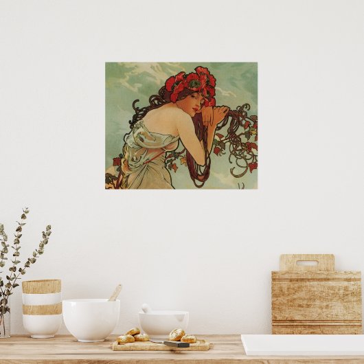 Art Nouveau Poster ポスター (キッチン)