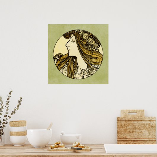 Art Nouveau Poster ポスター (キッチン)