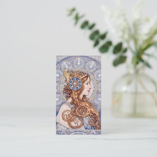 Art Nouveau Queen Portrait 名刺 (スタンド正面)
