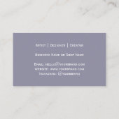 Art Nouveau Queen Portrait 名刺 (裏面)