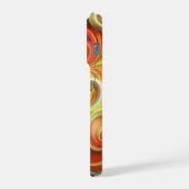 Art Nouveau: Radiant Baroque twirls  iPhoneケース (左側面)