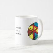 Art Nouveau Raidho Rune Mug – BALANCE! コーヒーマグカップ (正面右)