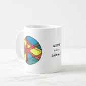 Art Nouveau Raidho Rune Mug – BALANCE! コーヒーマグカップ (正面左)