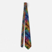 Art Nouveau Rainbow Circuit Board Necktie ネクタイ (裏面)