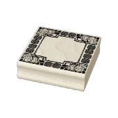 Art Nouveau Rose Border Rubber Stamp ラバースタンプ (スタンプ)