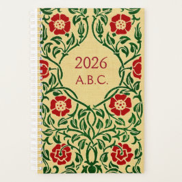Art Nouveau Rose Date Planner 2026 (Monogram) プランナー手帳
