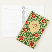 Art Nouveau Rose Date Planner 2026 (Monogram) プランナー手帳 (ディスプレー)