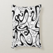 Art Nouveau seamless pattern. Curl texture in vint アクセントクッション (正面(垂直))