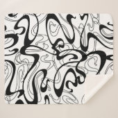 Art Nouveau seamless pattern. Curl texture in vint シェルパブランケット (正面(横))