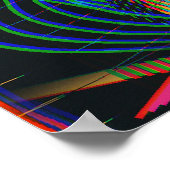 Art Nouveau Snakes Pattern  ポスター (角)