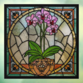 Art Nouveau Stained Glass Window Cling  ウィンドウサイン (シート3)