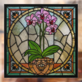 Art Nouveau Stained Glass Window Cling  ウィンドウサイン (シート2)