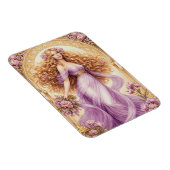 Art nouveau style feminine beauty  マグネット (右側)