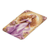Art nouveau style feminine beauty  マグネット (左側)