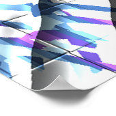 Art Nouveau Styles OP Art Pattern  ポスター (角)