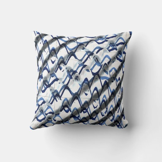 Art Nouveau Styles Opart Pattern クッション (裏面)