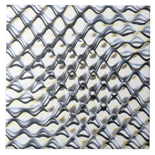 Art Nouveau Styles Opart Pattern  タイル (正面)