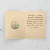 Art Nouveau Sweet Pea Bloom カード (内部)