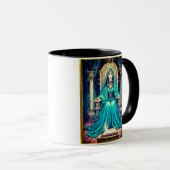 Art Nouveau Tarot, the High Priestess マグカップ (正面右)