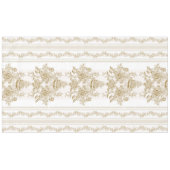 Art nouveau,Toile,floral,pattern,beige,chic,elegan テーブルクロス (正面(横))