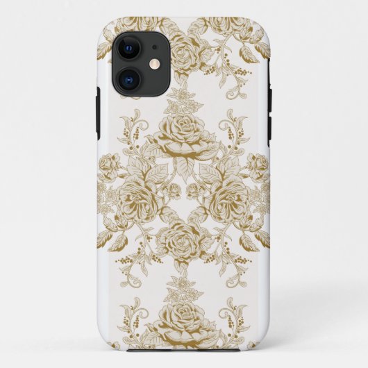 Art nouveau,Toile,floral,pattern,beige,chic,elegan Case-Mate iPhoneケース (裏面)