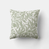 Art Nouveau Vintage Botanical Floral Pattern  クッション (裏面)