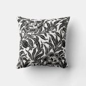 Art Nouveau Vintage Botanical Floral Pattern  クッション (裏面)