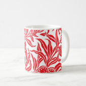 Art Nouveau Vintage Botanical Floral Pattern  コーヒーマグカップ (正面右)