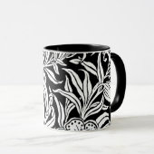 Art Nouveau Vintage Botanical Floral Pattern  マグカップ (正面右)