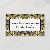 Art Nouveau Vintage Customizable 名刺 (正面)
