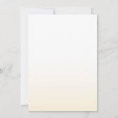 Art Nouveau Vintage Oval Frame Wedding 招待状 (裏面)