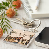 Art Nouveau Vintage reader キーホルダー (正面右)