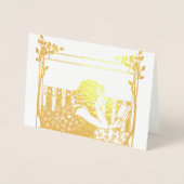 Art Nouveau Vintage reader 箔カード (正面)