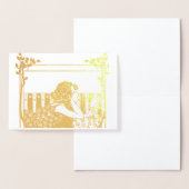 Art Nouveau Vintage reader 箔カード (ディスプレー)