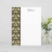 Art Nouveau Vintage Tulips Customizable Stationery (スタンド正面)