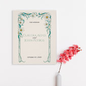 Art Nouveau Wedding Poster ポスター