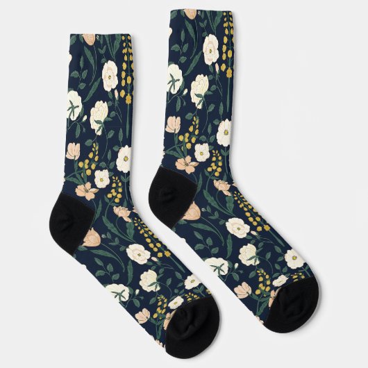 Art Nouveau William-Morris Pattern ソックス (右)