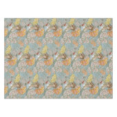 Art Nouveau Woman & Floral Pattern by Mucha テーブルクロス (正面(横))