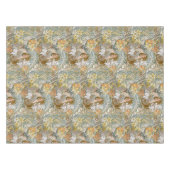 Art Nouveau Women & Floral Pattern by Mucha テーブルクロス (正面(横))