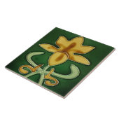 Art Noveau Ceramic wall Fireplace tile タイル (側面)