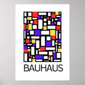 Art of Bauhaus Minimalist Modern Design ポスター (正面)