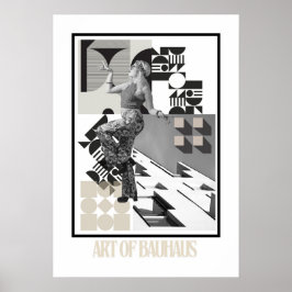 Art of Bauhaus Minimalist Modern Design ポスター