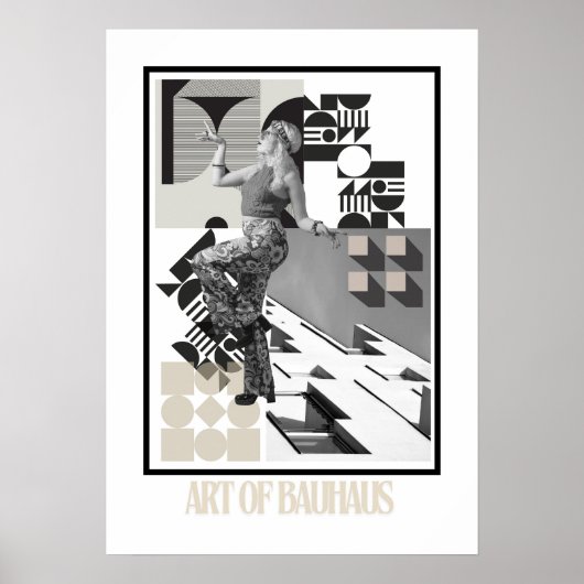 Art of Bauhaus Minimalist Modern Design ポスター (正面)
