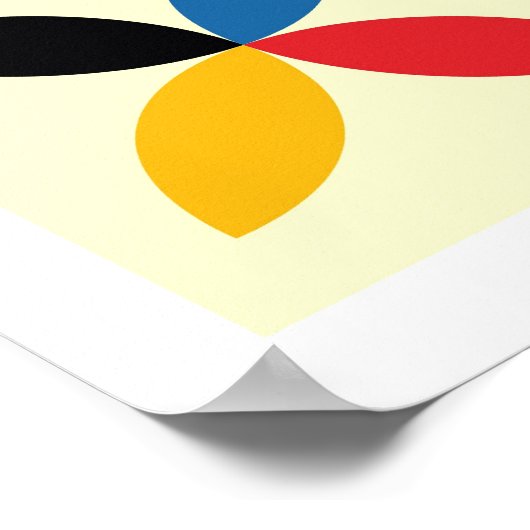 Art of Bauhaus Minimalist Modern Design ポスター (角)