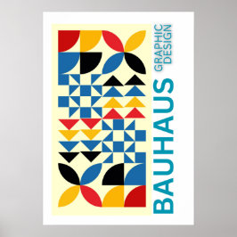 Art of Bauhaus Minimalist Modern Design ポスター