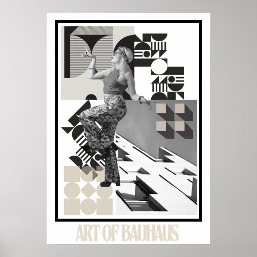 Art of Bauhaus Minimalist Modern Design ポスター (正面)
