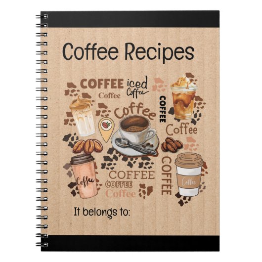 ART OF COFFEE NOTEBOOK ノートブック (正面)