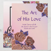 Art of His Loveタイトルページのパーソナライズされた紙 (正面/裏面)