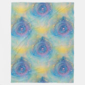 Art of Image Abstraction – シームレスなパターン7 フリースブランケット (正面)